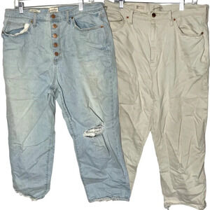 Universal Thread Mom Vintage Straight Jeans LOT of‎ 2 Size 16